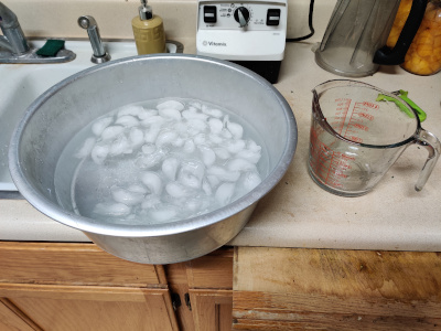 Ice water